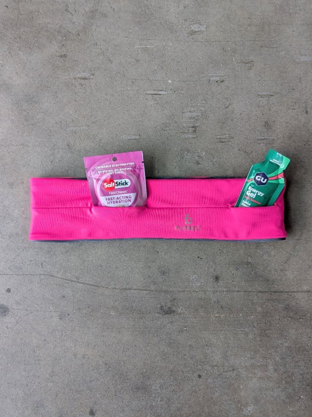 FlipBelt Classic Running Belt Exercise Waist Belt Hot Pink medium